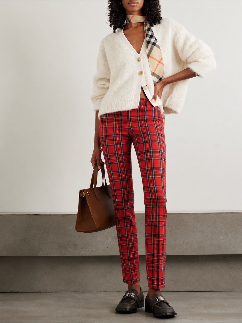 J. Crew Kelsey Tartan Crooped Straight Pant- Size 00 - NEW!